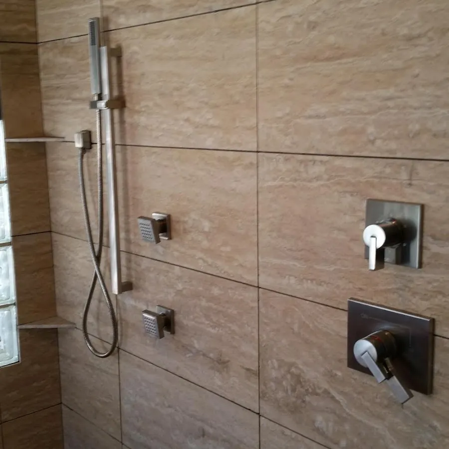 Shower fixture installation for Water Heater Replacement in Alliance